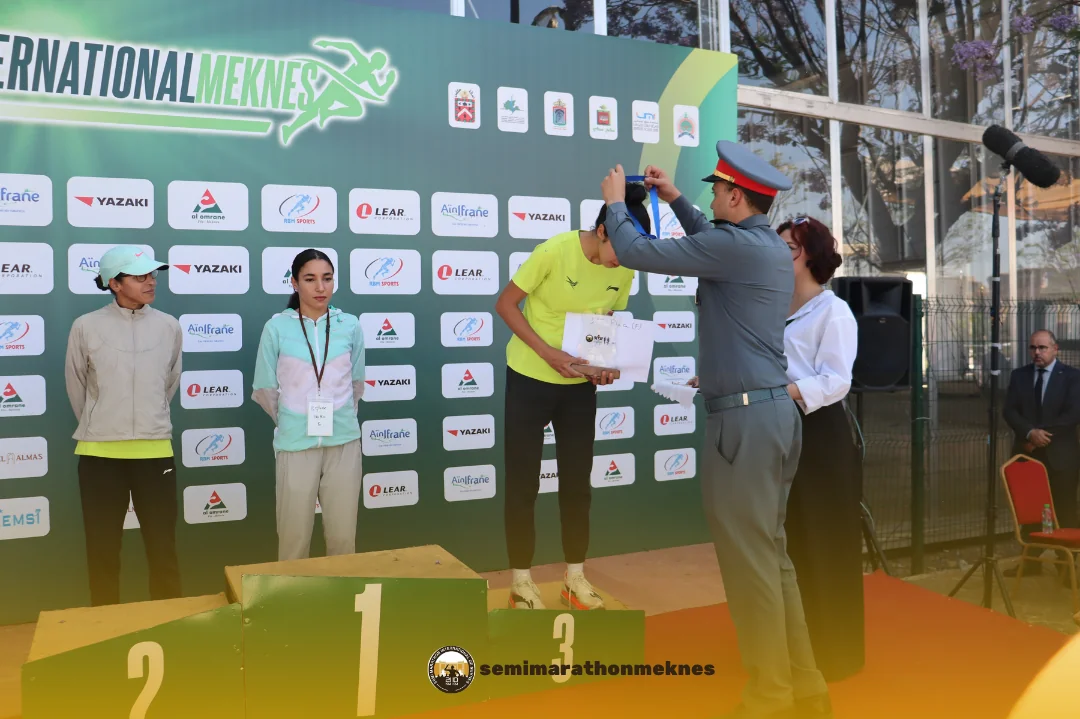 Arrivée & Podium 2026 — Semi Marathon Meknès