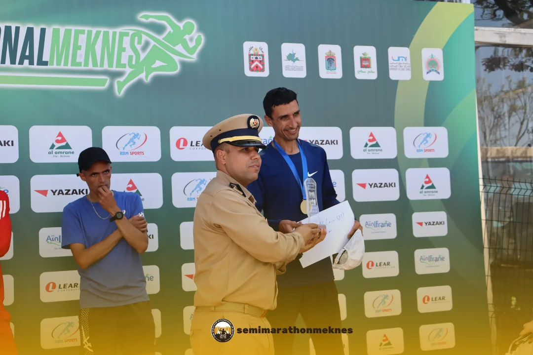 Arrivée & Podium 2026 — Semi Marathon Meknès