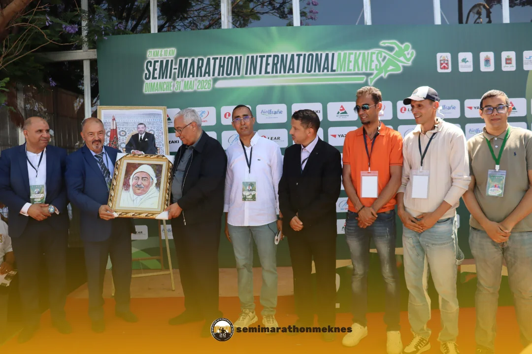 Arrivée & Podium 2026 — Semi Marathon Meknès