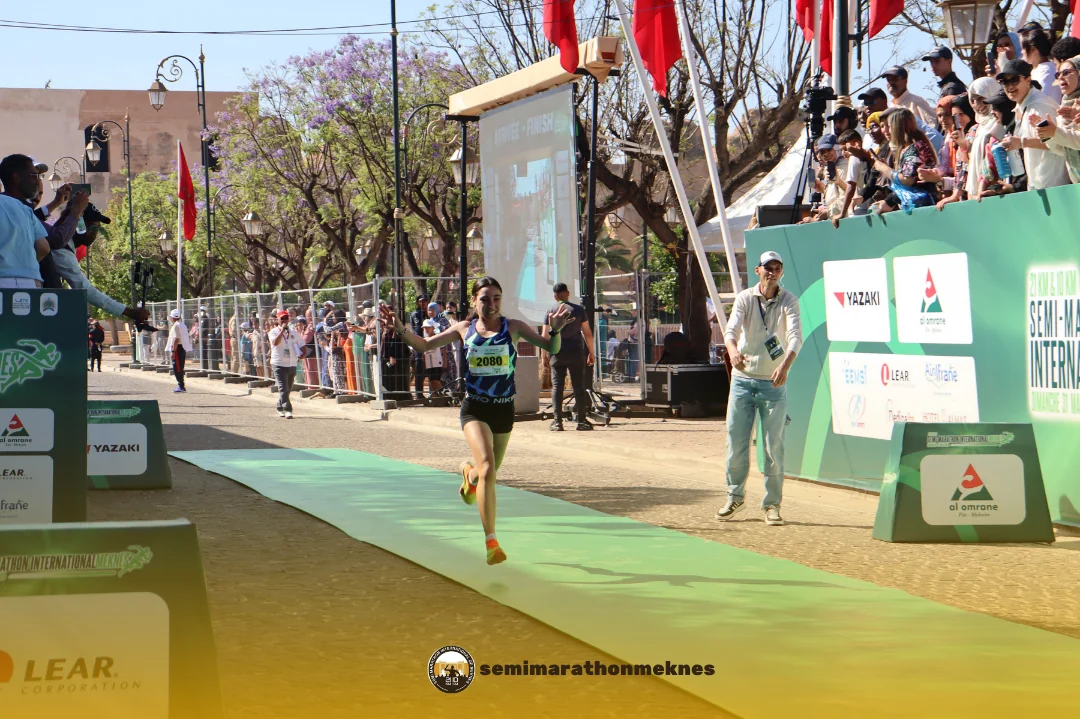 Arrivée & Podium 2026 — Semi Marathon Meknès