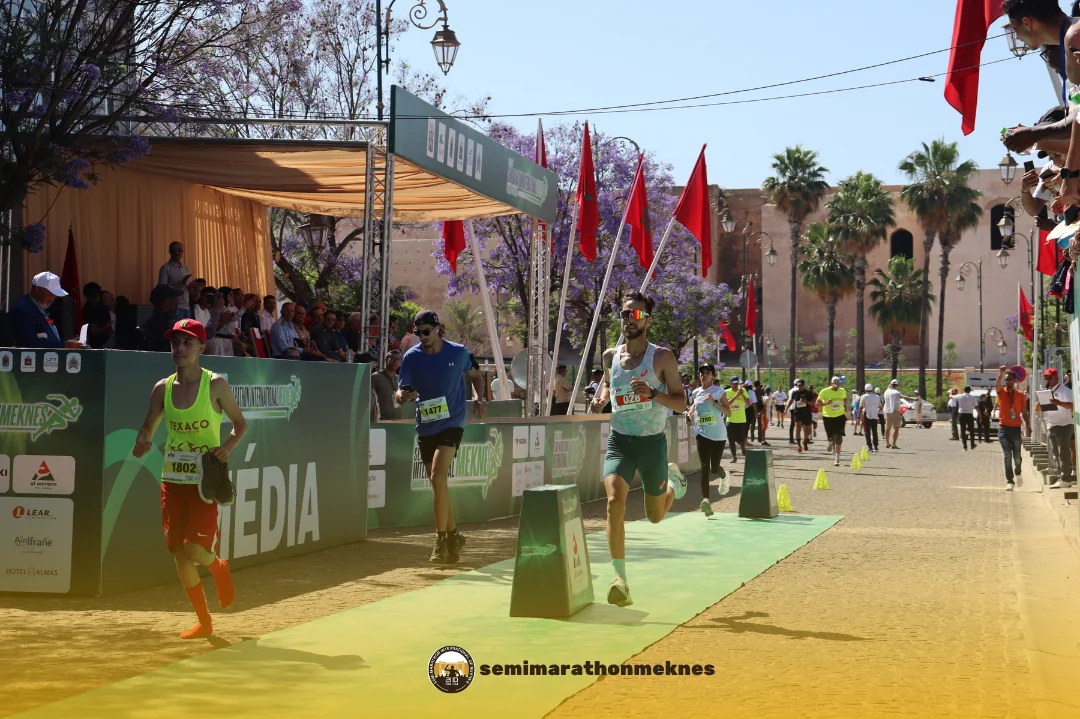 Arrivée & Podium 2026 — Semi Marathon Meknès