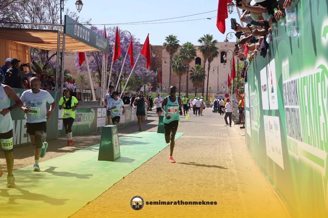 Arrivée & Podium 2026 — Semi Marathon Meknès