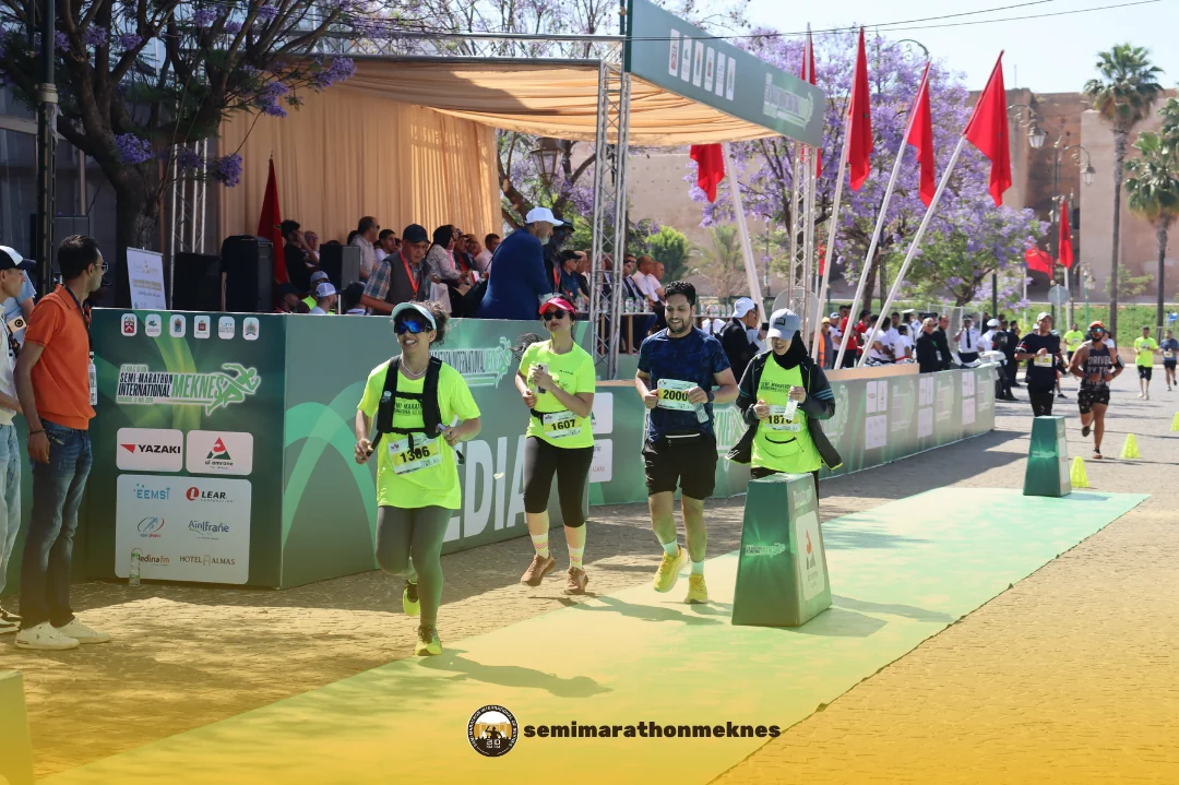 Arrivée & Podium 2026 — Semi Marathon Meknès